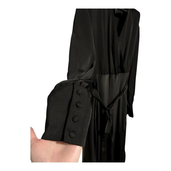 Eloquii Black Satin Maxi Dress - Picture 4 of 8